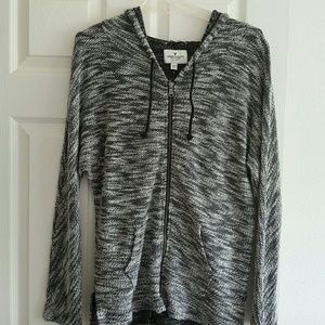 American Eagle hooded knit jacket